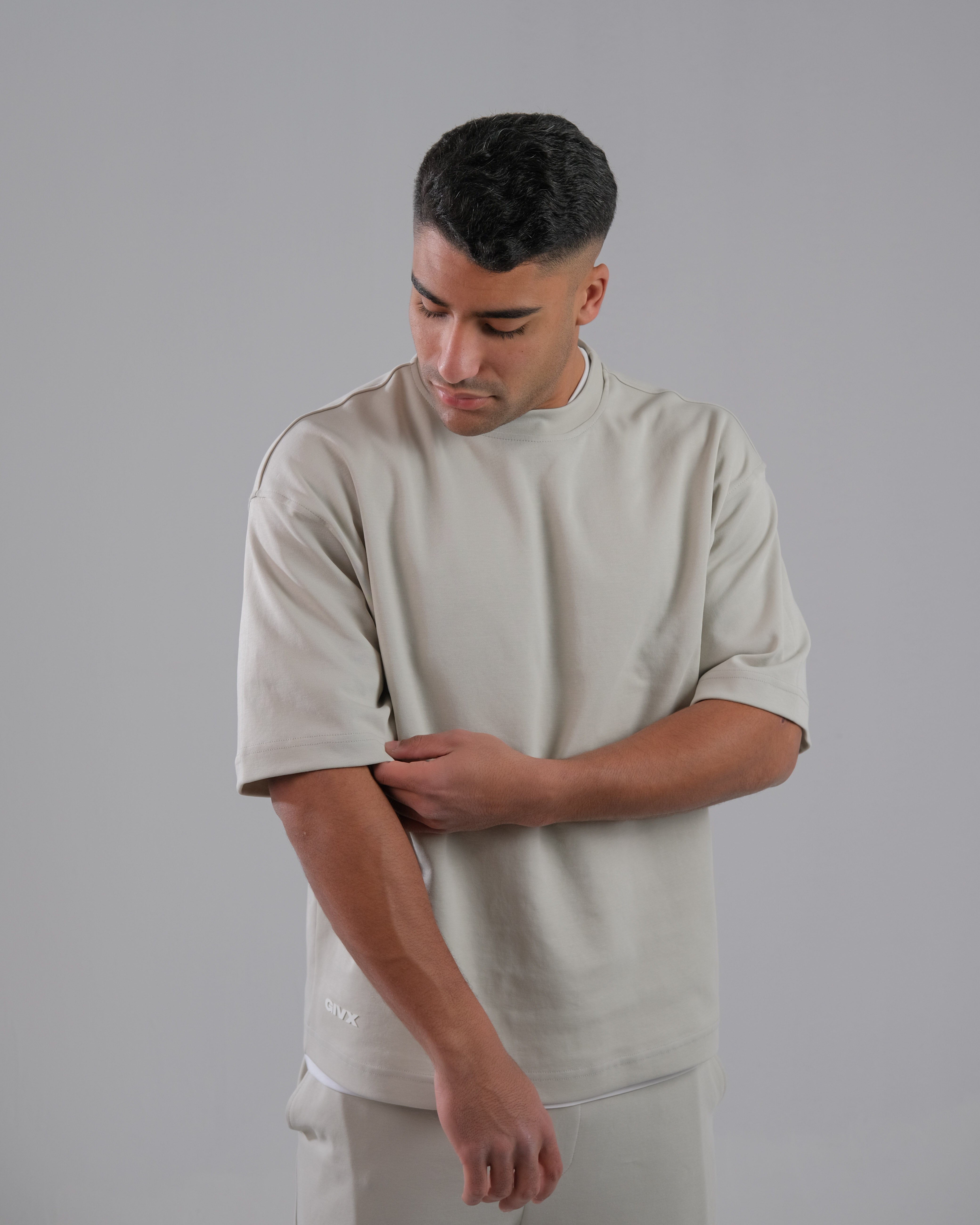oversized Fit Tee And Straight Pants