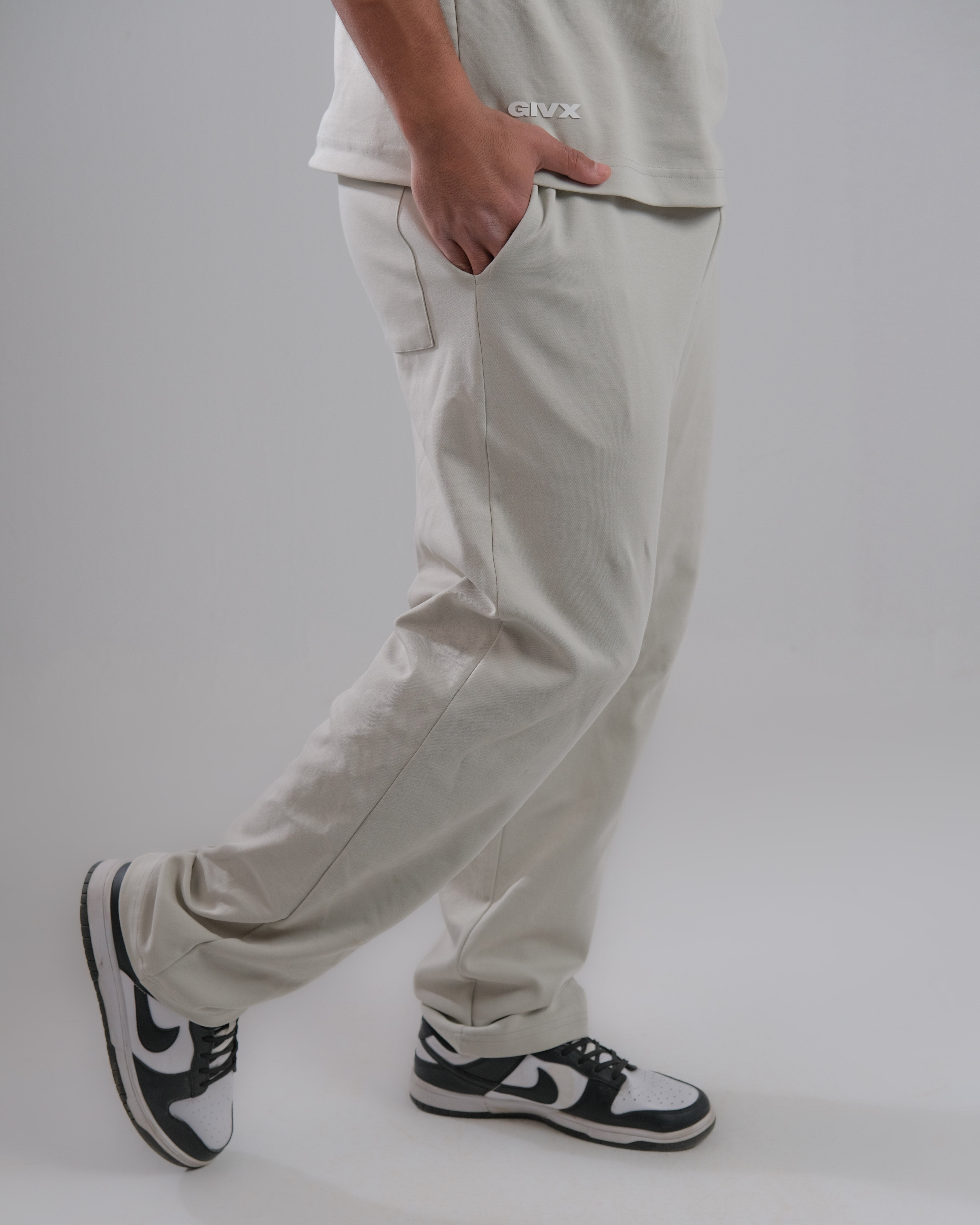 oversized Fit Tee And Straight Pants